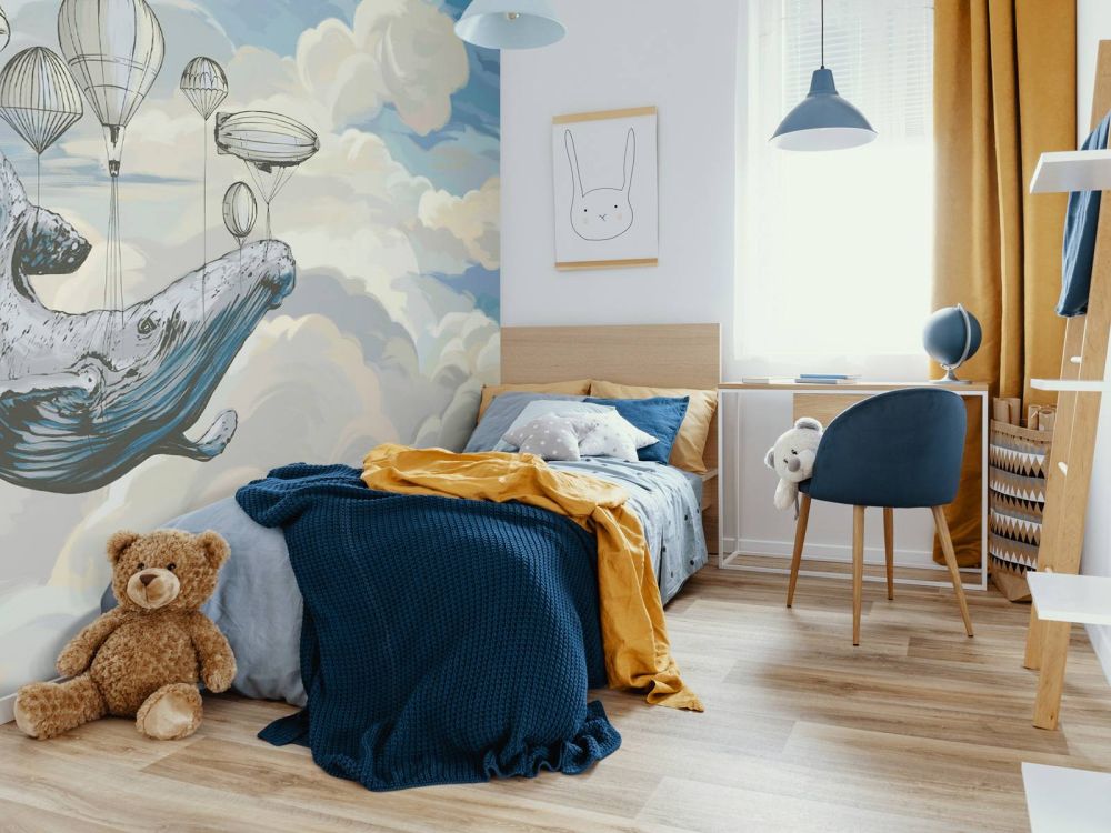 Luchtballonnen met een walvis