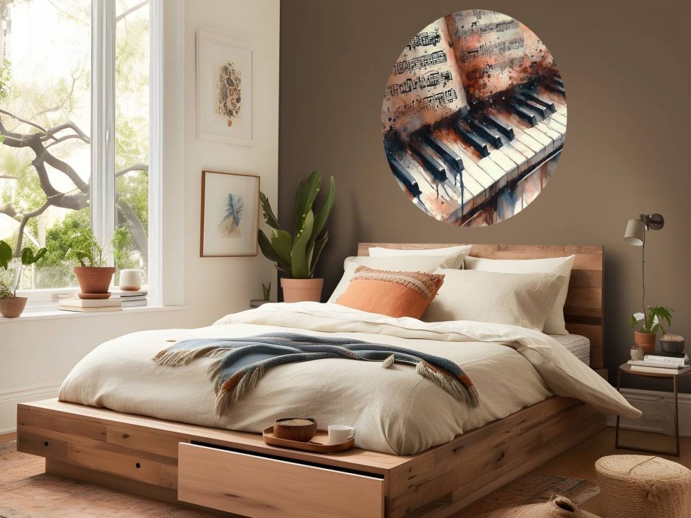 Melodic Harmony Captured in Artistic Strokes