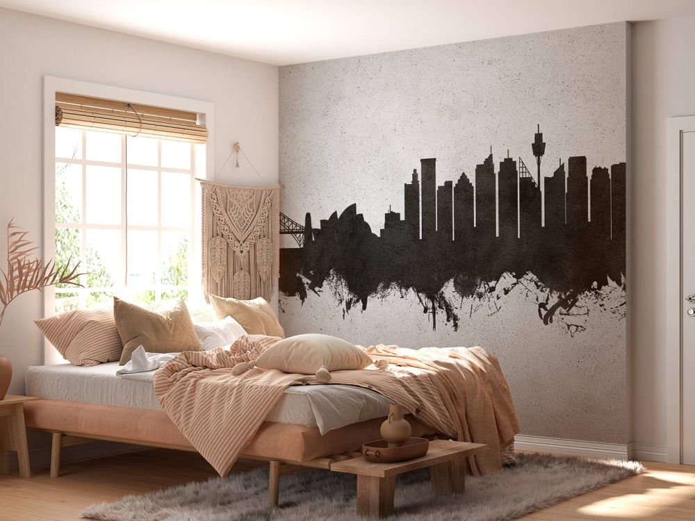 Waterverf skyline, Sydney