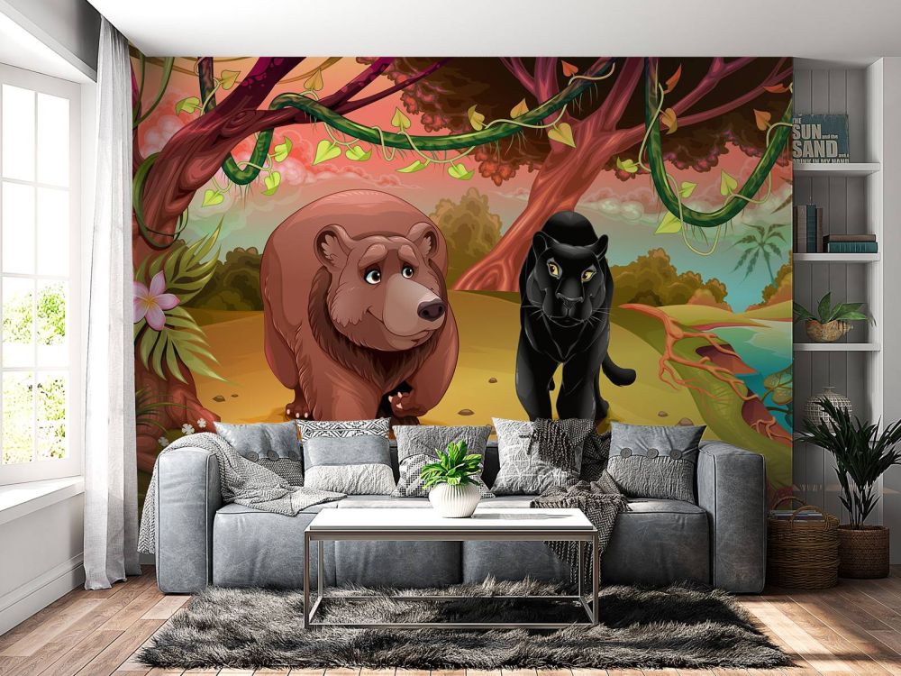 Vriendelijke jungle dieren
