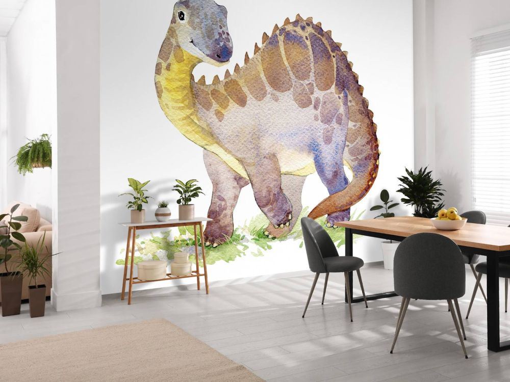 Dinosaurus van waterverf