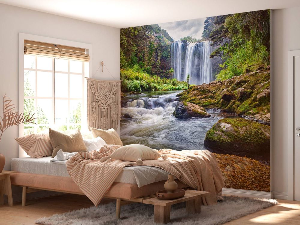 Waterval met stenen