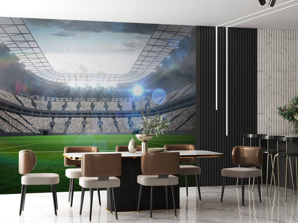 Stadion met een open dak