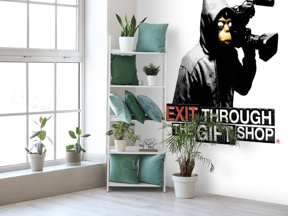 Banksy - ETTGS, monkey and text