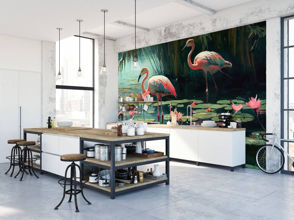 Waterlelie Flamingo Oase