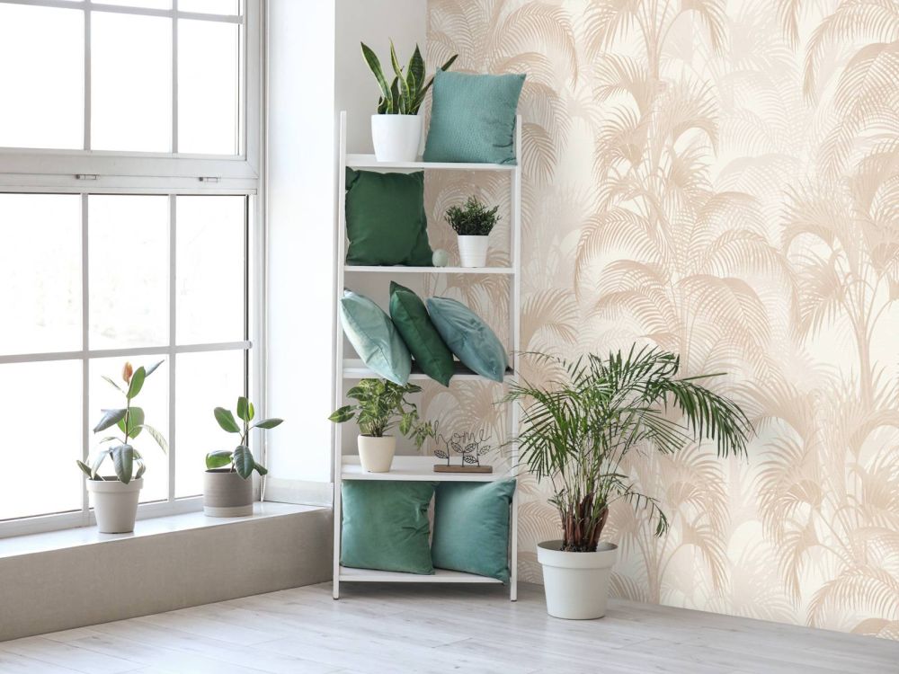 Tropische Vintage Palmen - zand