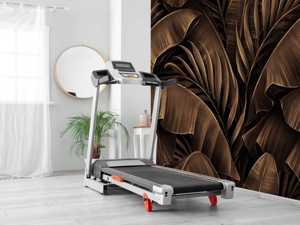 Bronzen bananenbladeren