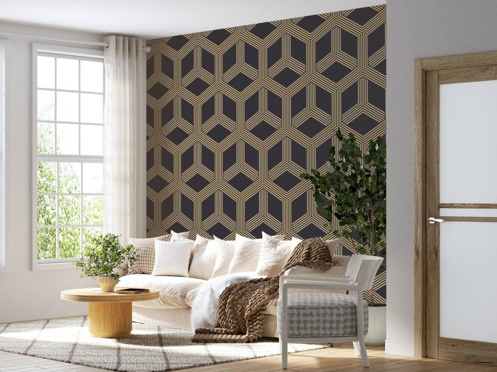Illusie patroon art deco
