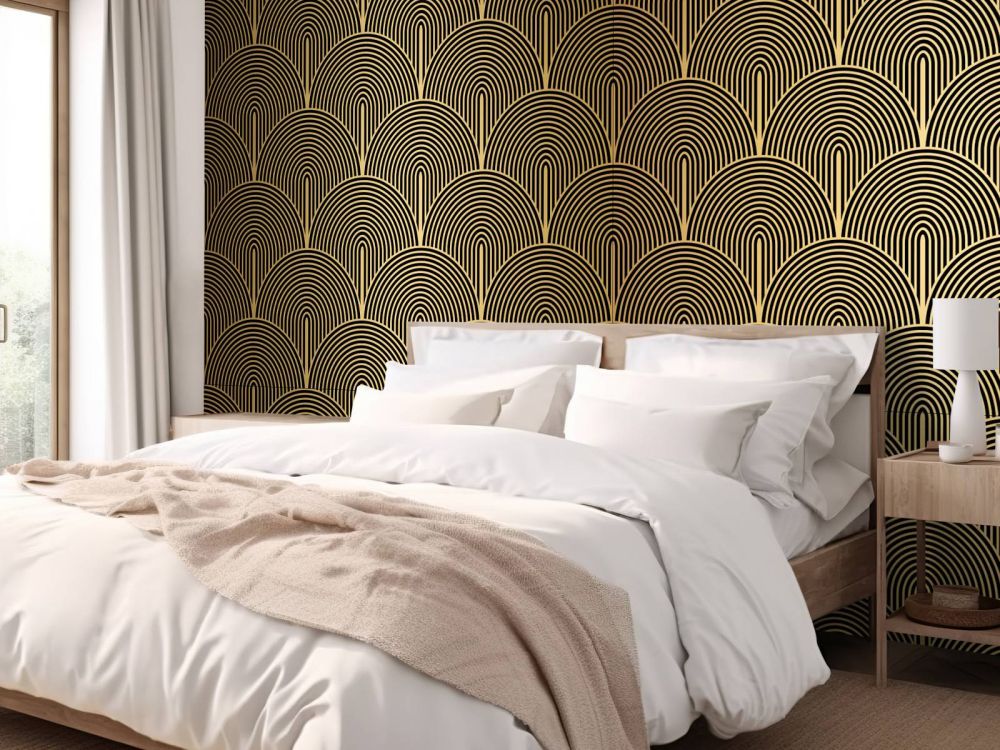 Art deco behang