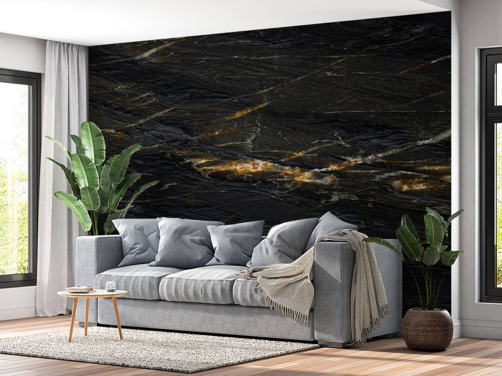 Donker blauw marmer