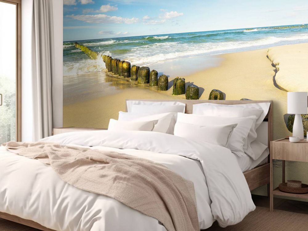 Strand bij prachtige dag