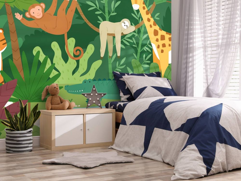 Blije jungle dieren