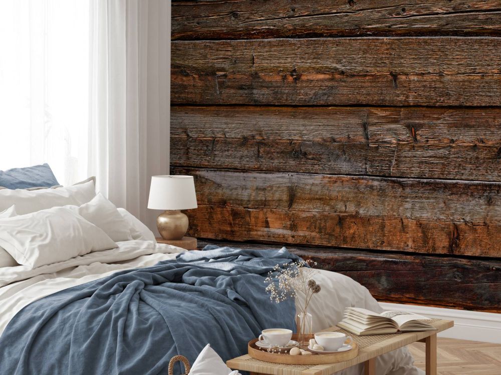 Oud gebrand hout