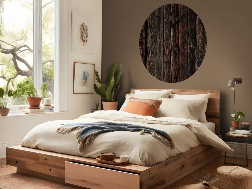 Donker oud hout