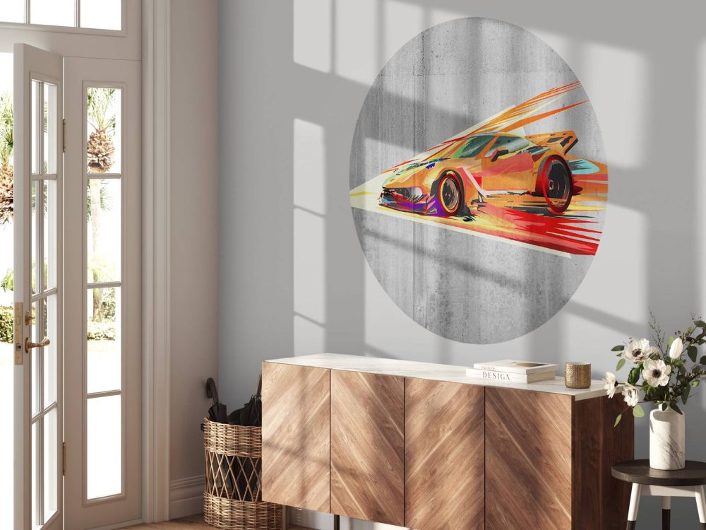 Graffiti raceauto