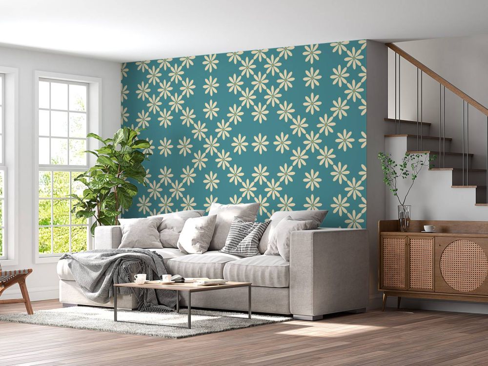 Retro bloemen