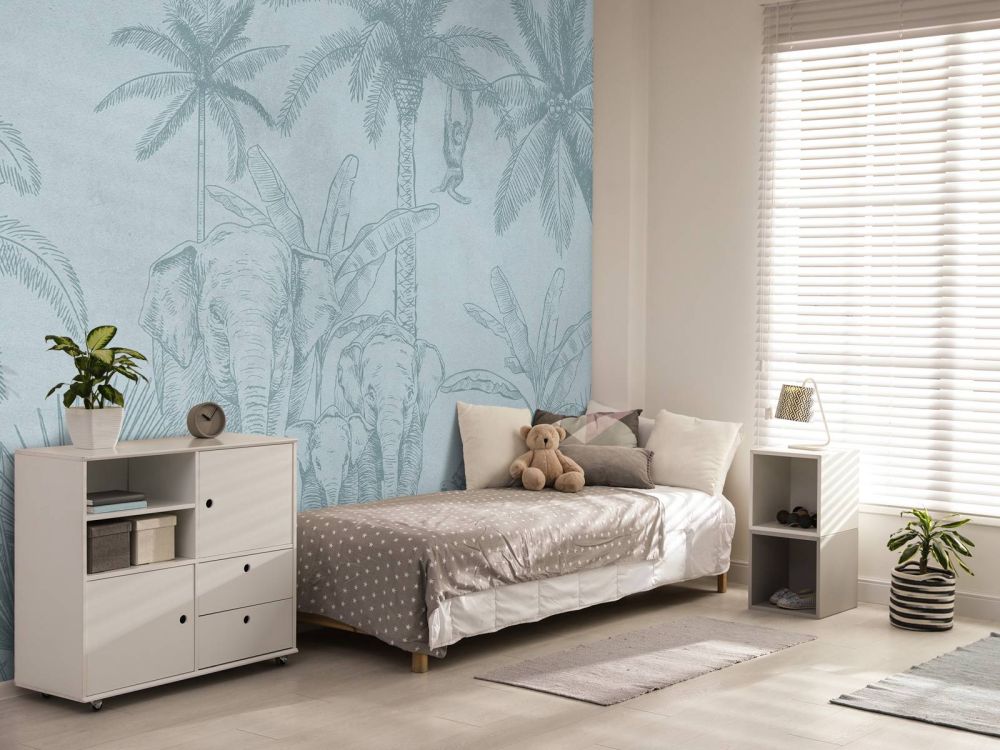 Olifanten blauw