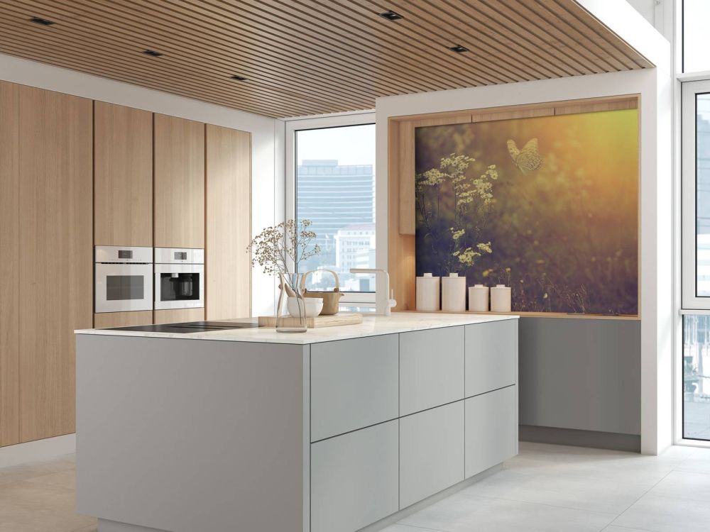 Vlinder met bloemen