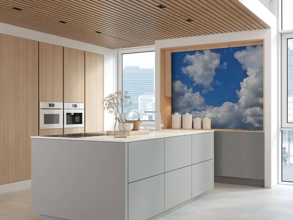 Mooie wolkenpartij
