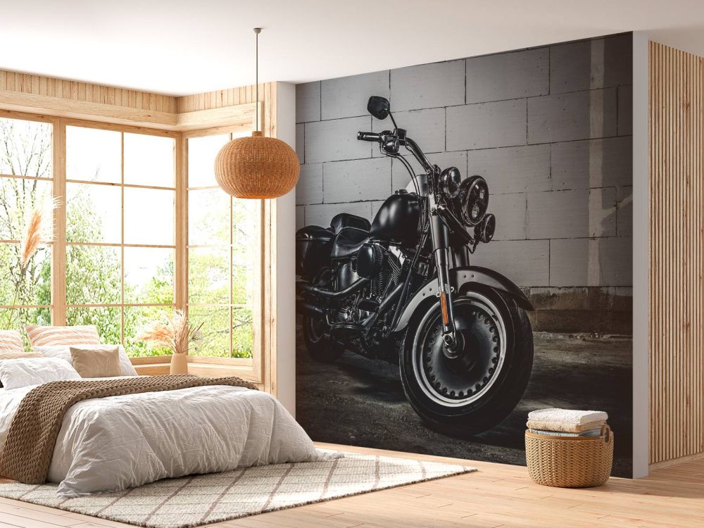 Prachtig gepoetste motor