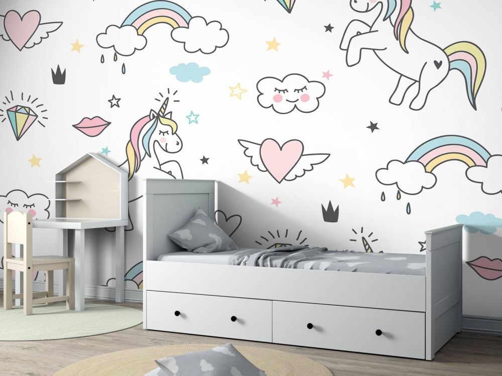 Unicorns met hartjes