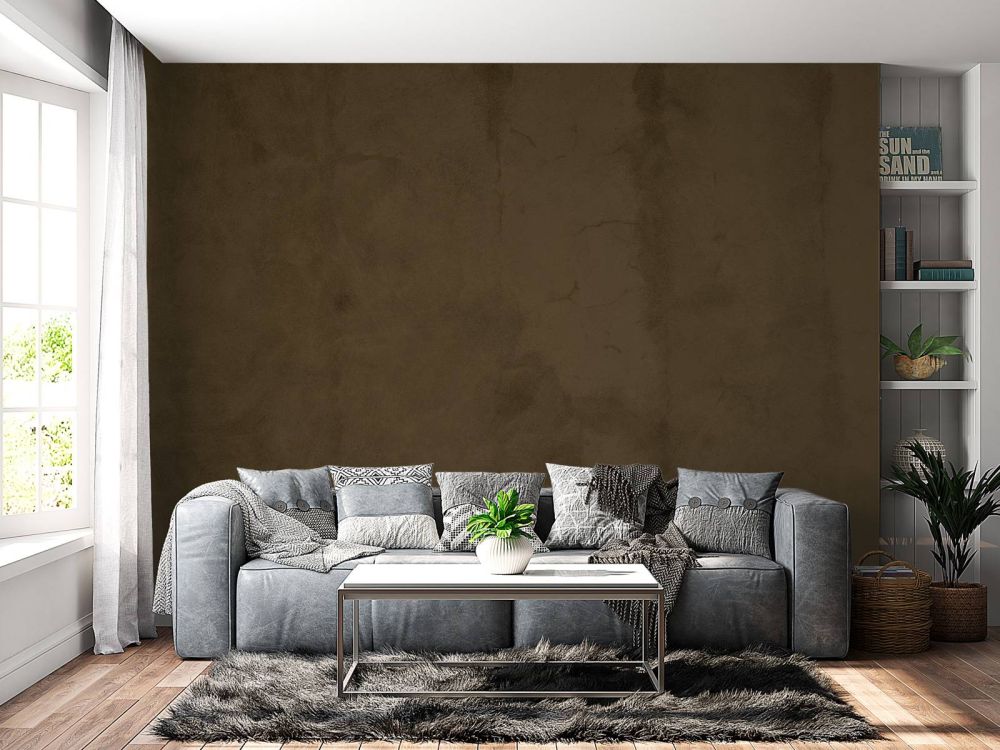 Olijfbruin beton