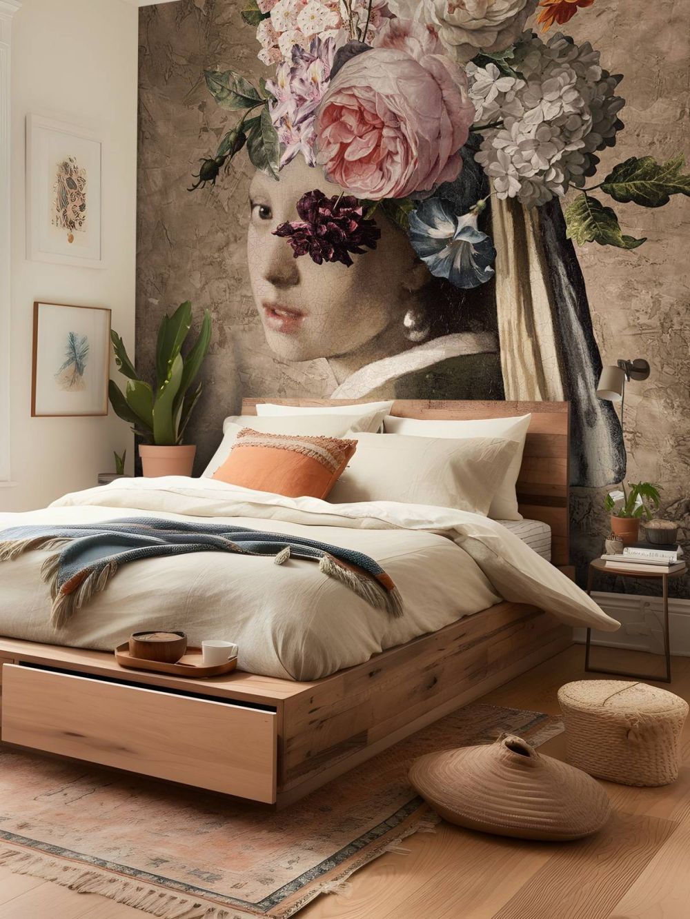 Meisje met de parel - flower design