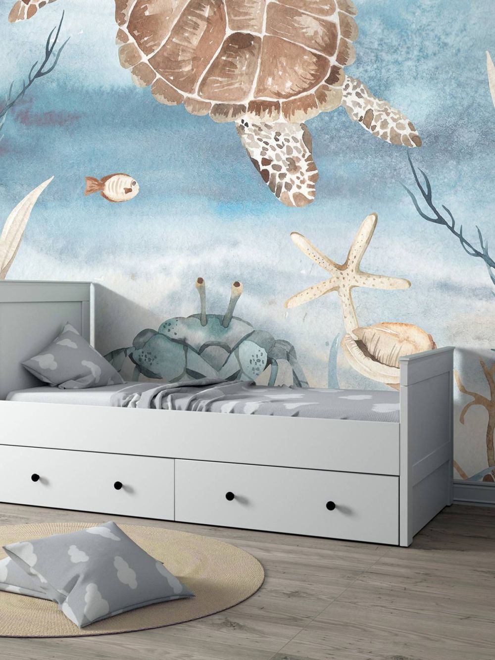Waterverf zeeschildpad