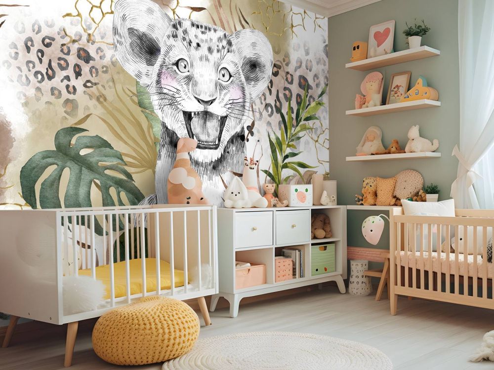 Savana baby leeuw