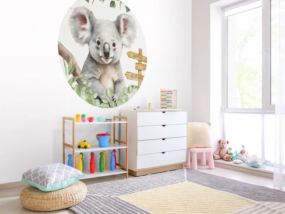 Baby koala in de jungle
