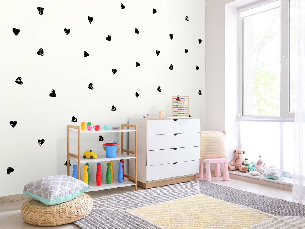 Kleine zwarte hartjes