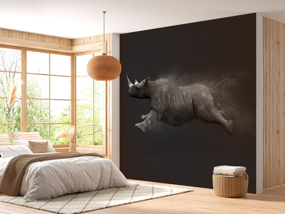 Springende neushoorn