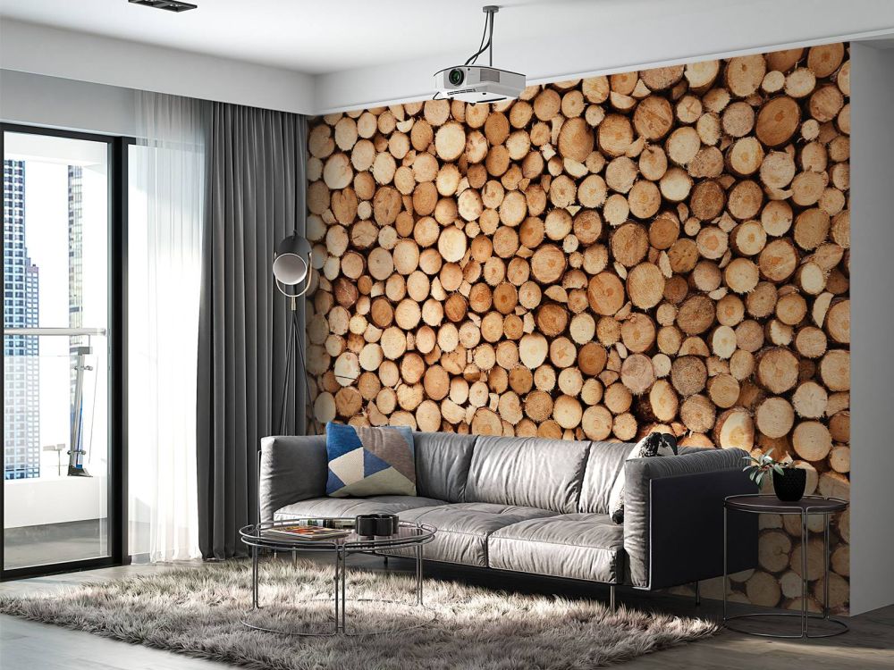 Brand hout 