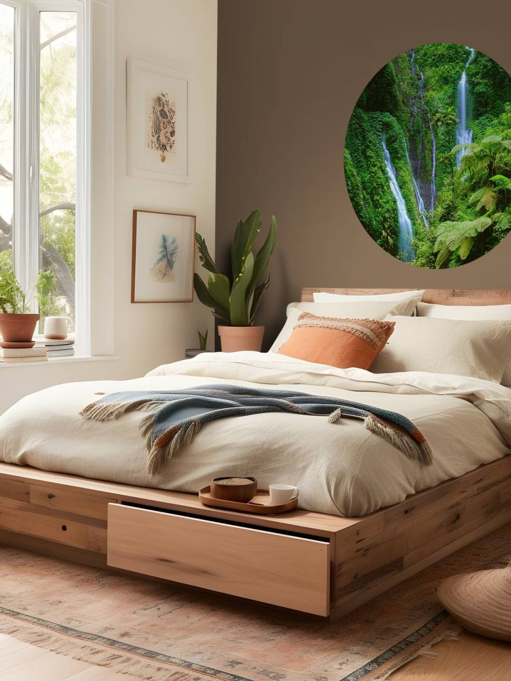 Groene jungle en watervallen