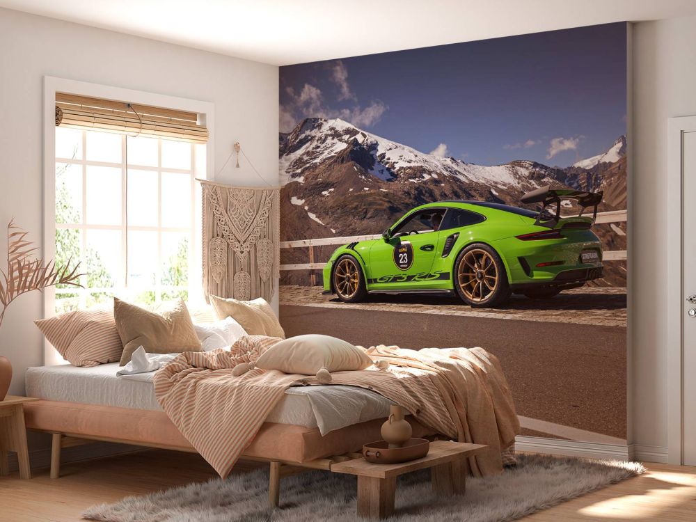 Porsche 911 GT3 RS in de Alpen
