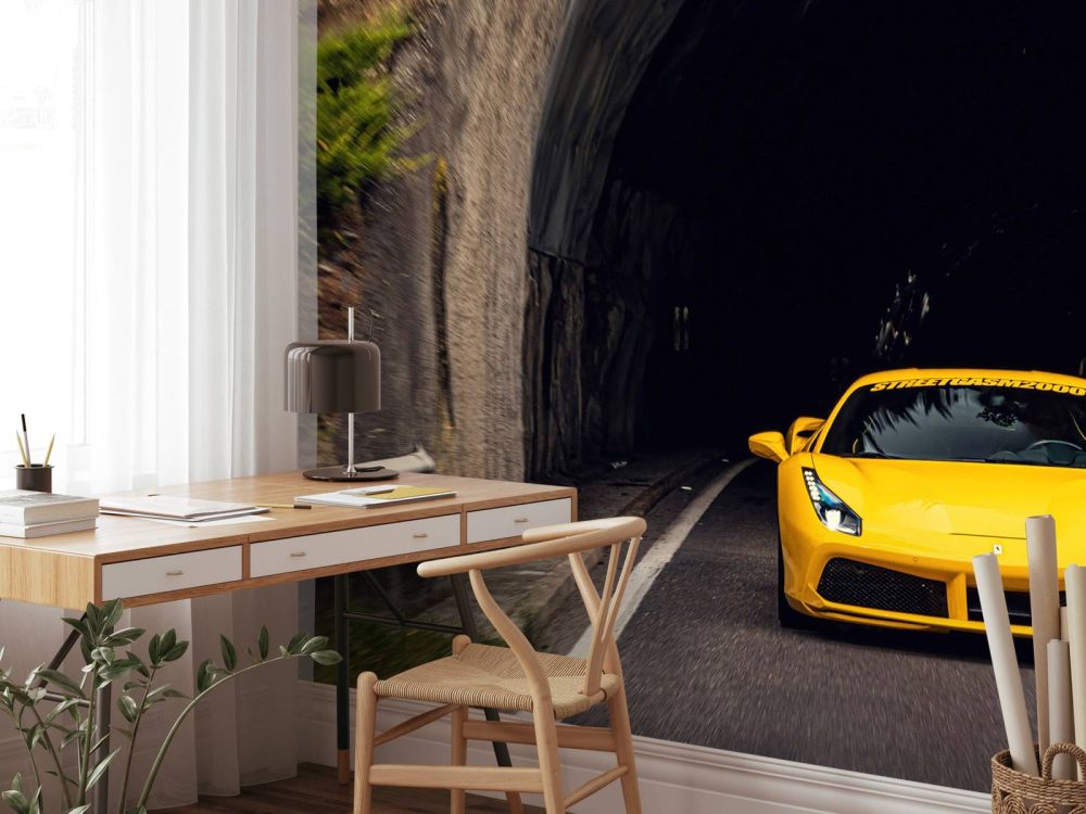 Ferrari 488 GTB op bergroute