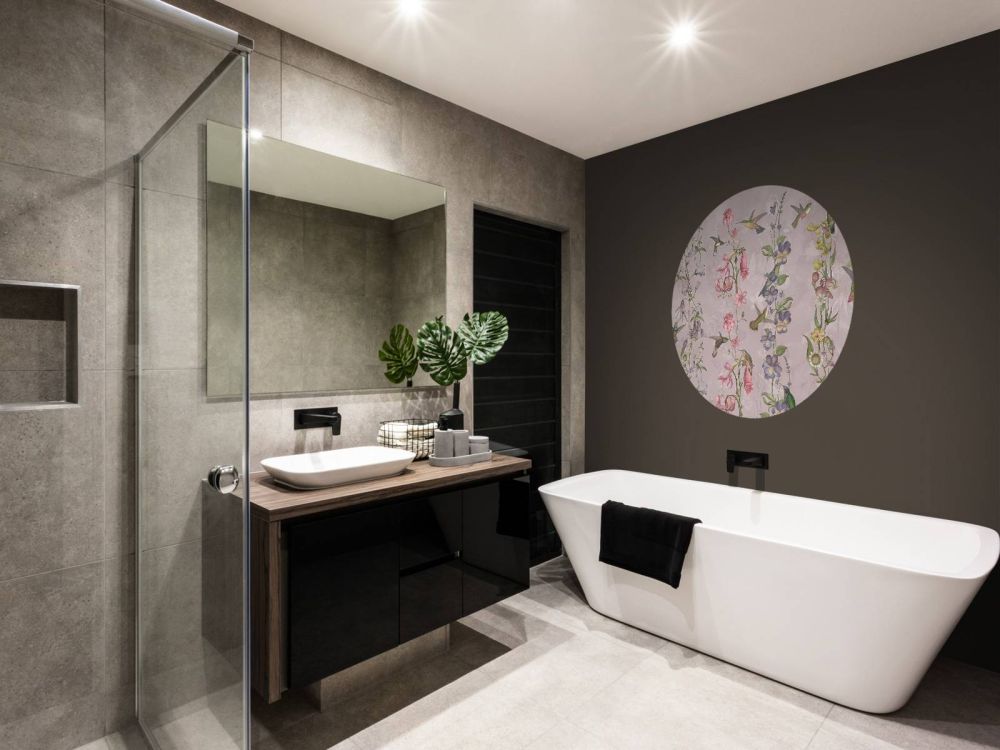 Weadow and Garden Flowers Pink