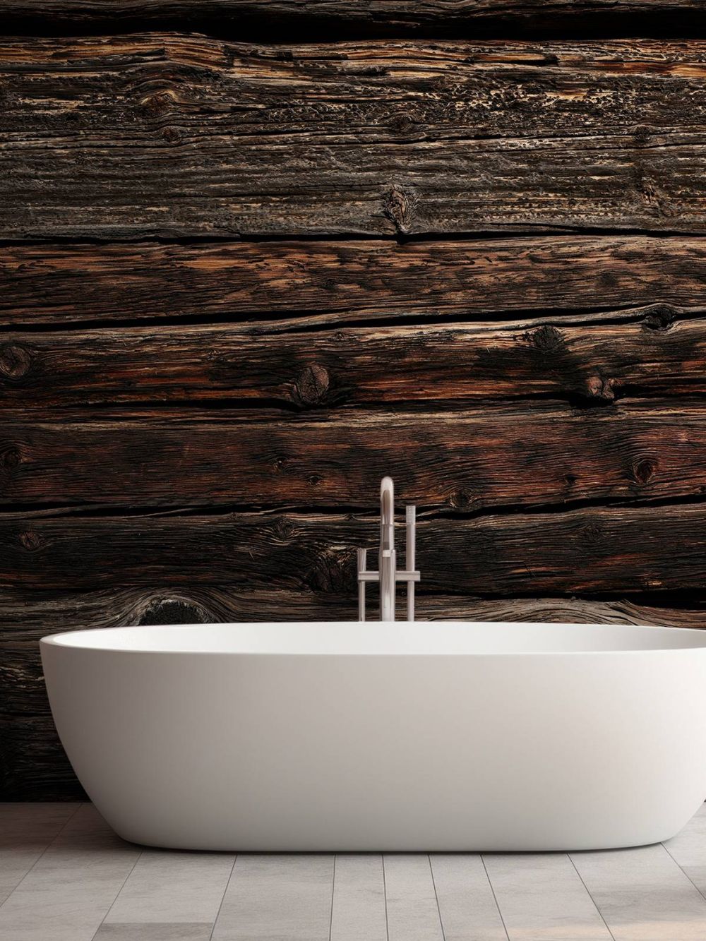 Donker oud horizontaal hout