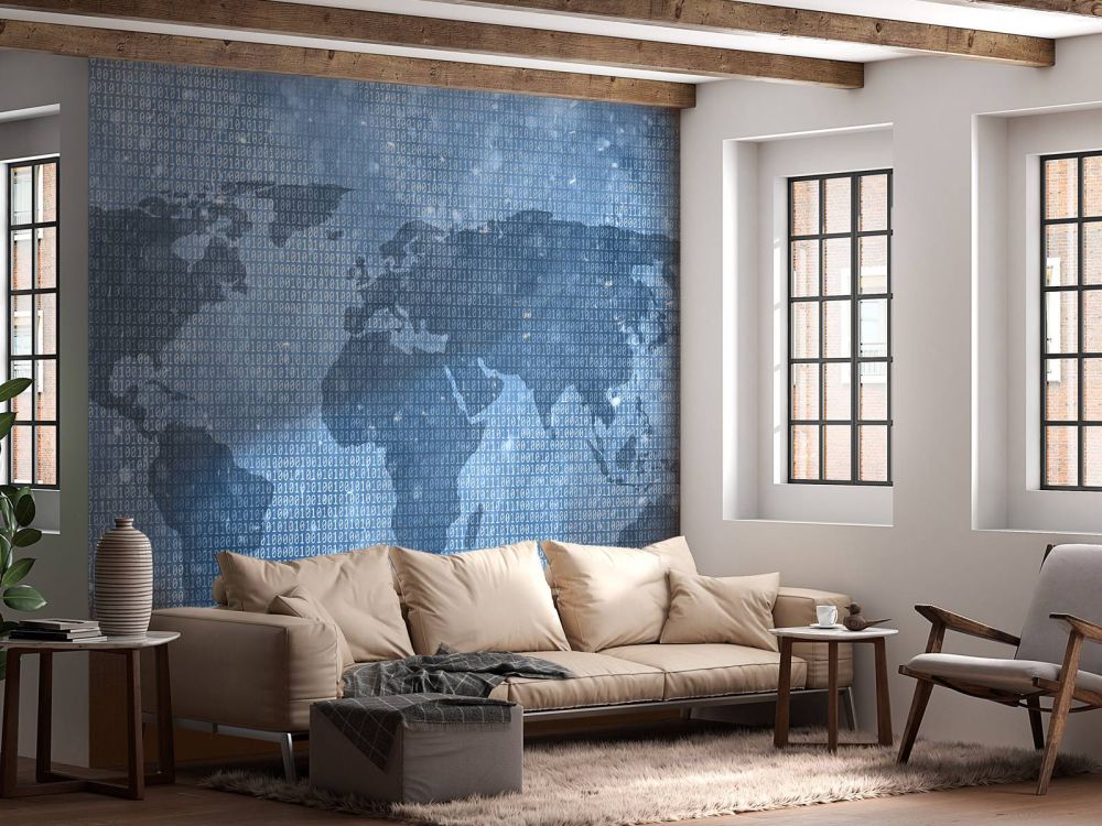 Binaire wereldkaart