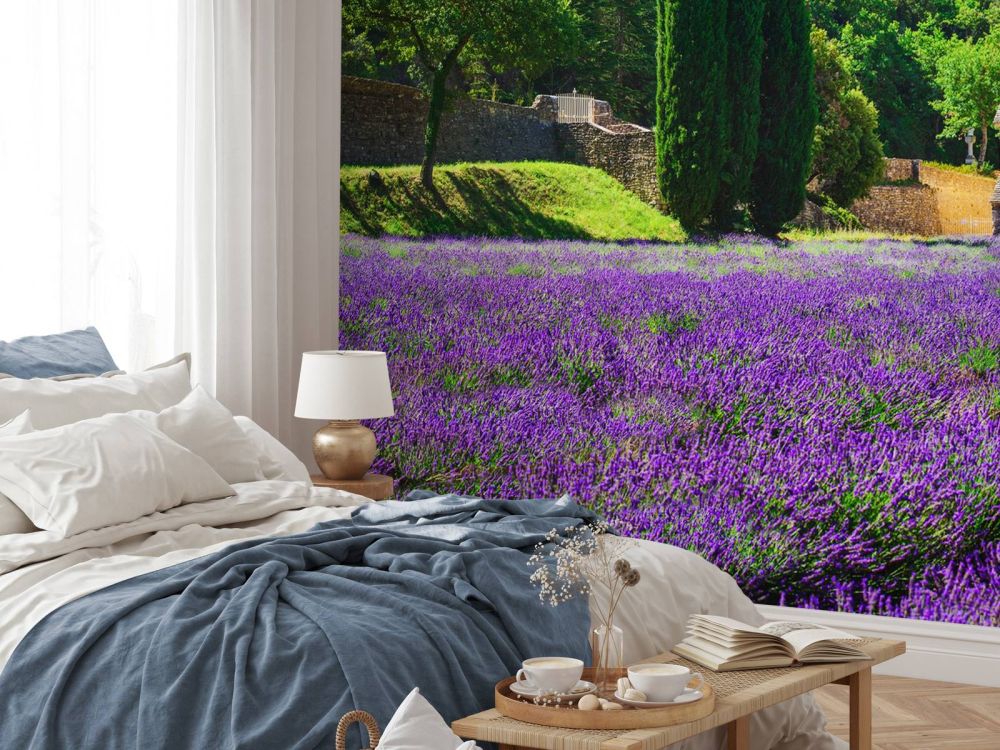 Sprookjes lavendelveld