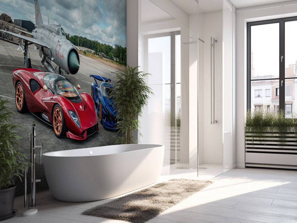 Hypercars en gevechtsvliegtuig