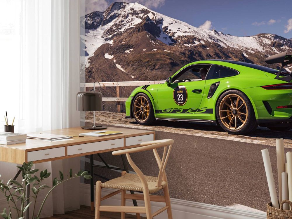 Porsche 911 GT3 RS in de Alpen