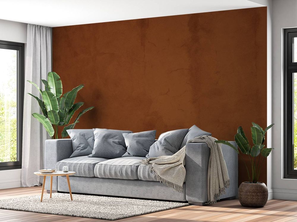 Roodbruin beton