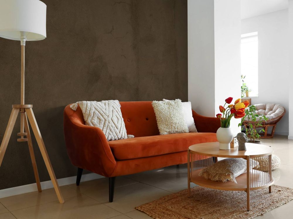 Bister bruin beton