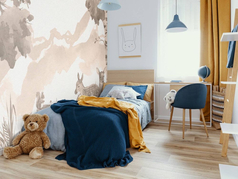 Hertjes in taupe kleur