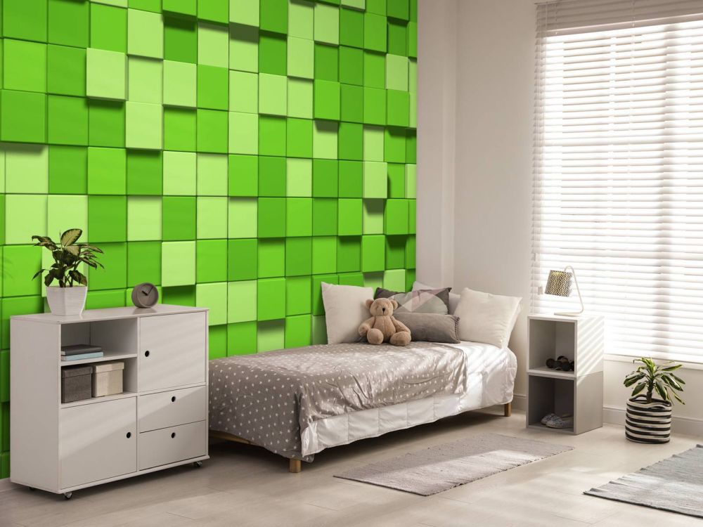 3D Minecraft blokken van gras