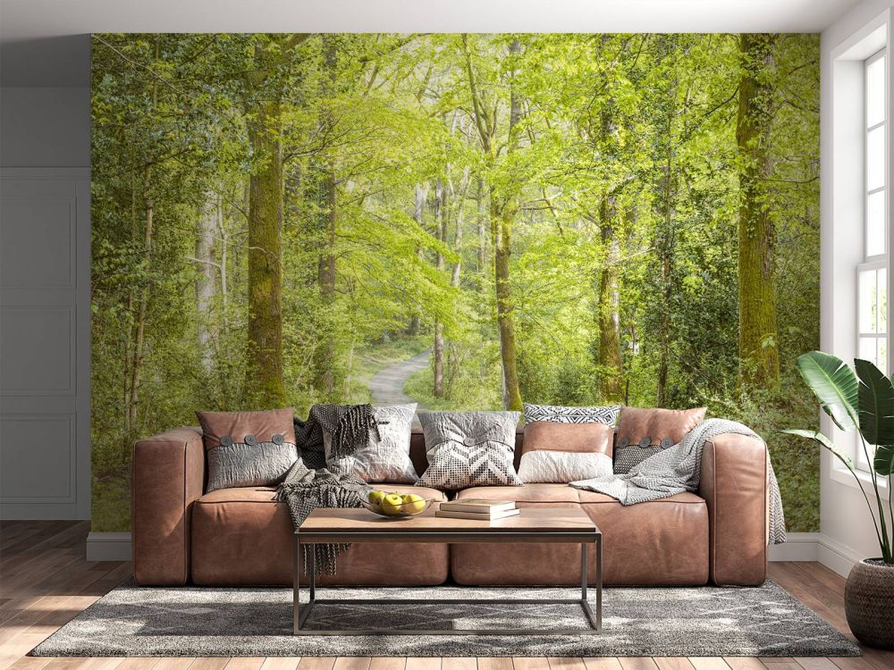 het groene bos