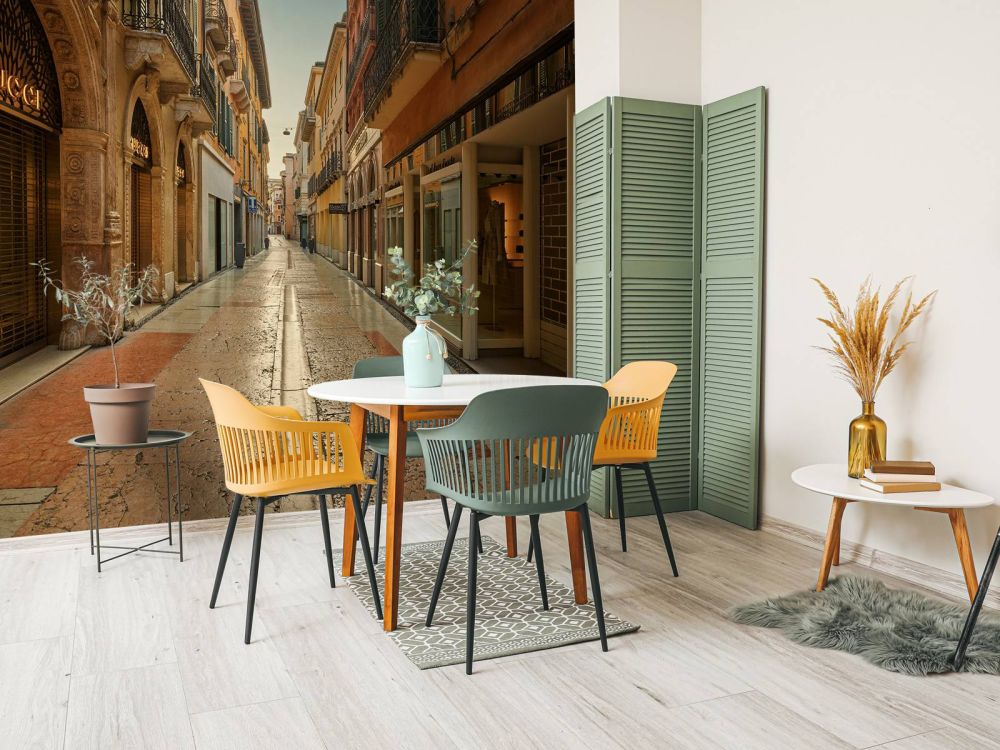 Winkelstraat in Italië