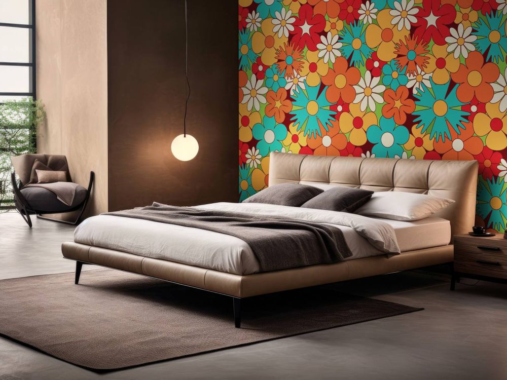 Bloemen in vintage stijl