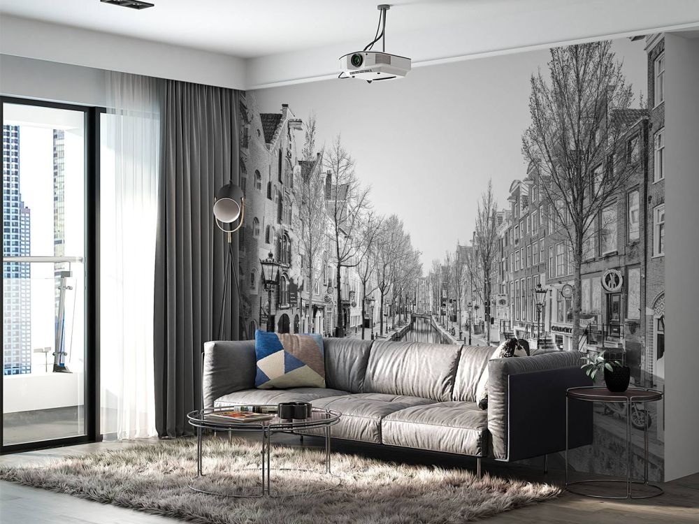 Amsterdam in zwart wit